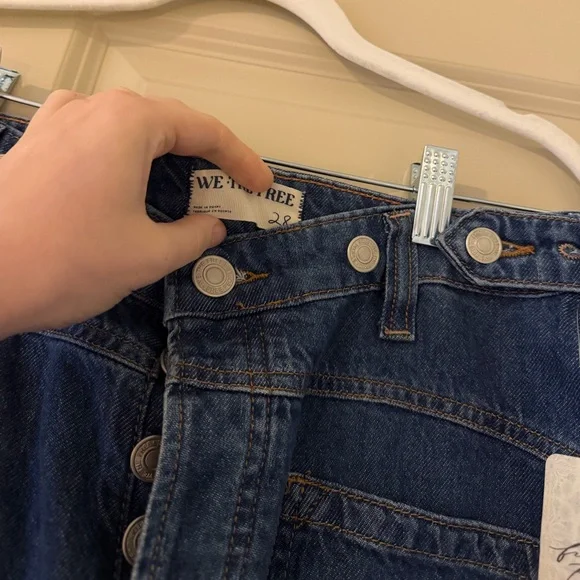 NWT We The Free Palmer Cuffed Jeans - Size 28